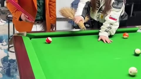 Funny video billiards million views