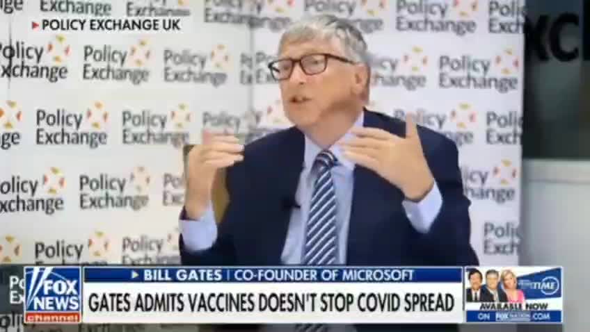 Bill Gates admits that vaccines don’t stop COVID spread