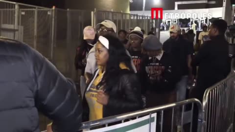 Bye bye! Harris supporters are leaving her campaign victory party!!!!
