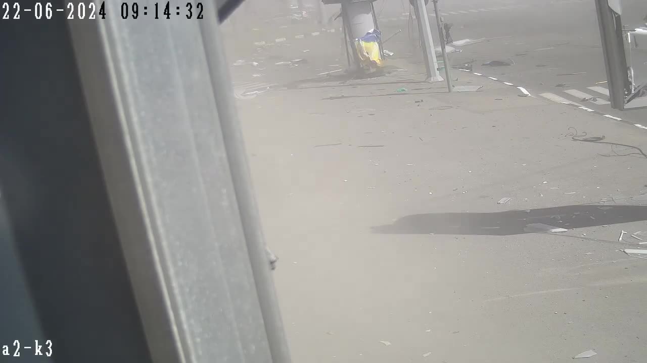Another video of today's Russian shelling of the center of Kharkiv