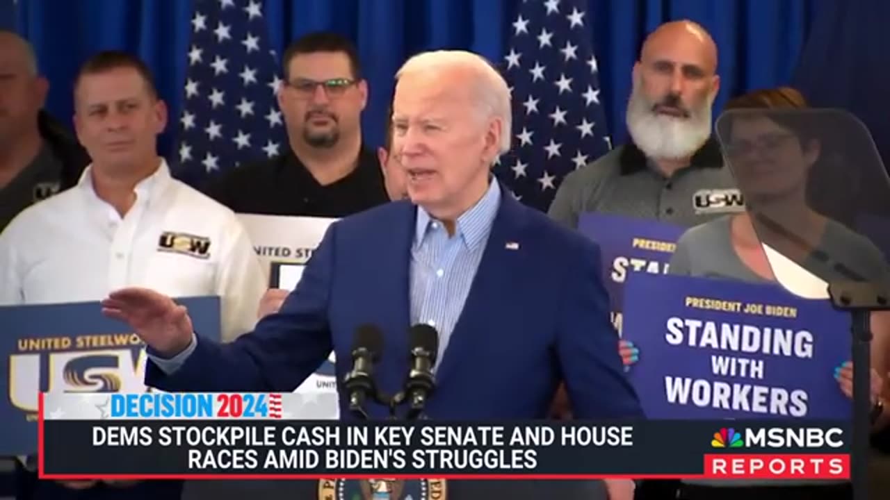 House Democrats pull in big fundraising haul amid Biden's struggles