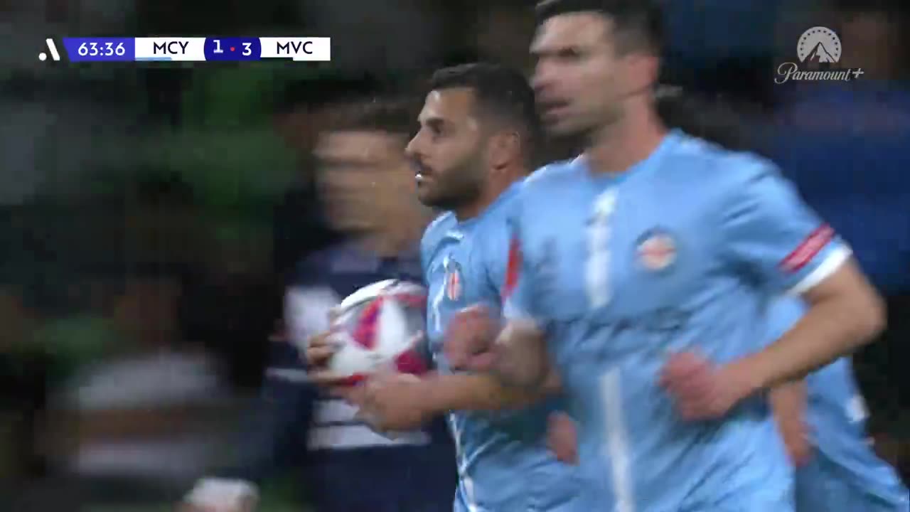 Isuzu UTE A-League - .@MelbourneCity pull one back in the Melbourne Derby! 🔵💥