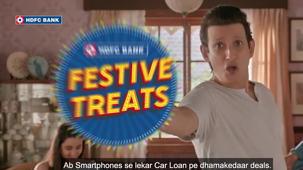 Avail Festival Loan Offers with Sharman Joshi | HDFC Bank Festive Treats