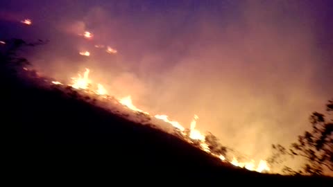 Mesa de los Santos, Incendio