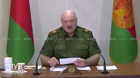 Belarus President Lukashenko instructed his generals to "prepare for war."