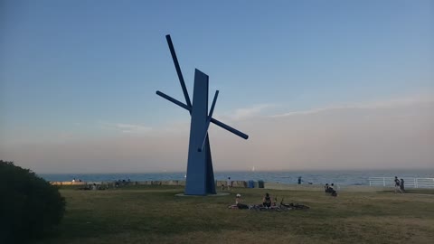 A Serene Location Along Chicago's Lakefront Trail