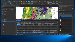 Hillshade and derived raster data