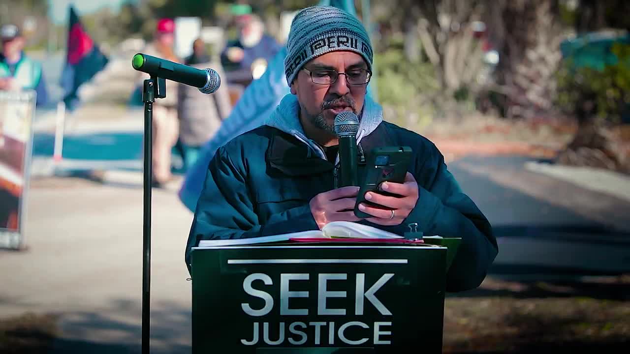 Mauricio Belgrano Speaks at Abolitionist Rally