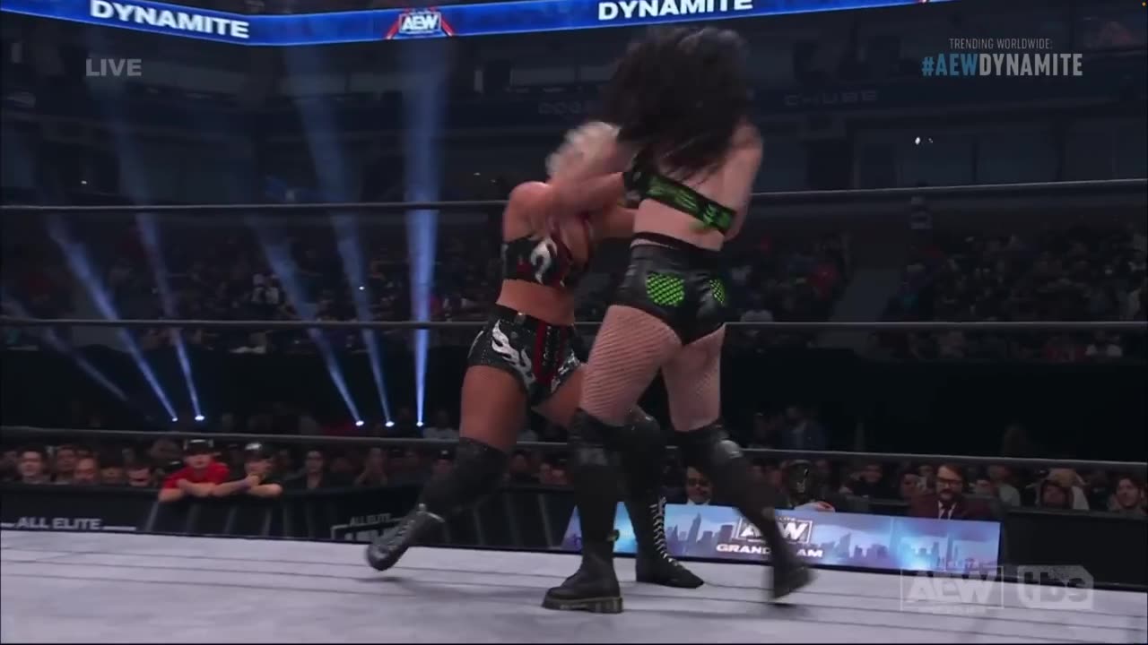 The Illustrious Toni Storm vs. Saraya (w- Ruby soho)