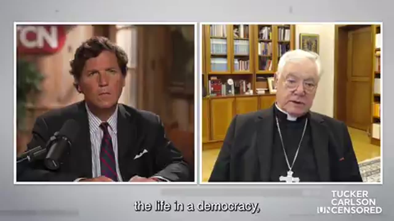 Tucker Carlson Episode 87 - Gerhard Müller reminds the world the Church does not belong to the Pope