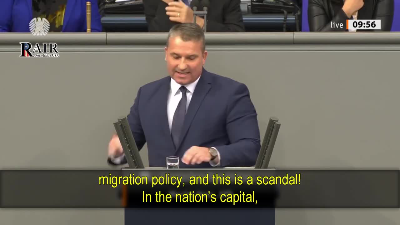 AFD's Martin Hess Slams Germany's Parliament: 'You Have Allowed War Machines to Enter Our Country'