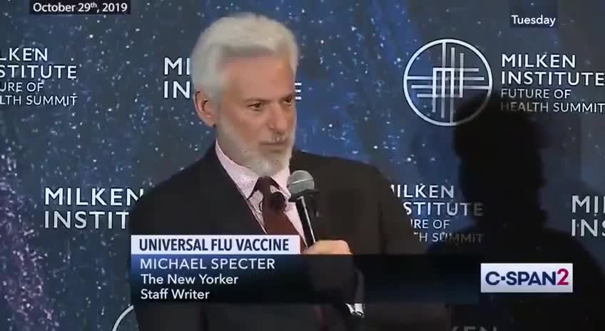 Dr. Fauci & other health experts discuss developing "influenza vaccines" back in October 2019