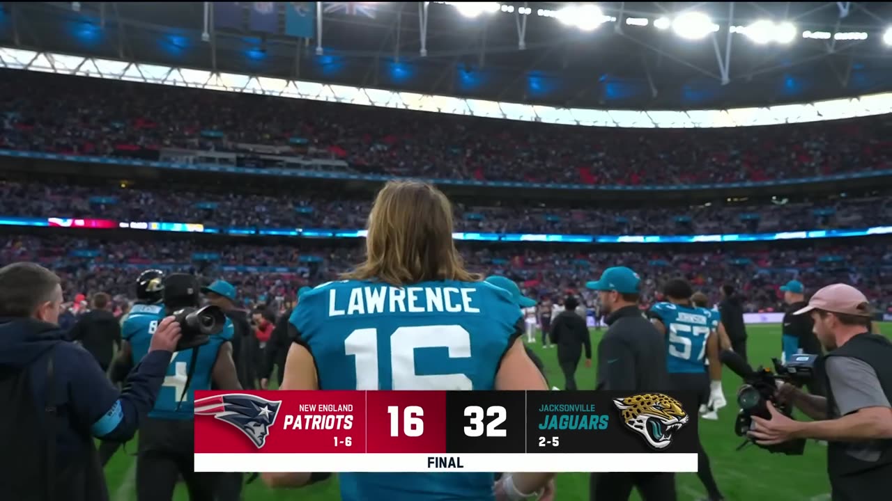 Jacksonville Jaguars vs. New England Patriots | 2024 Week 7 Game Highlights