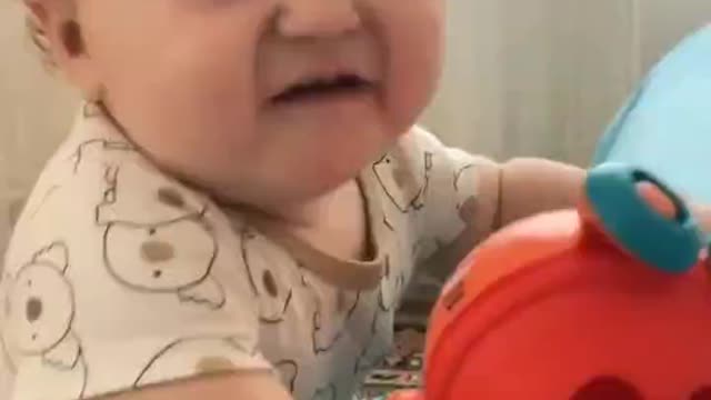 Baby Speaks First Full Sentence After Trying Chocolate For The First Time