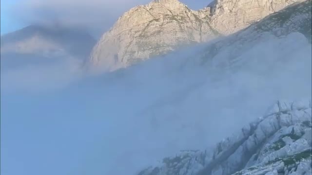 A hut in the mountains