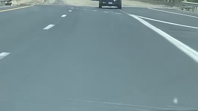 Erratic Semi Won't Pull Over for Officer