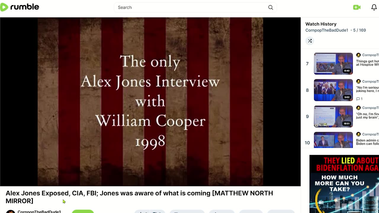 William Cooper's predictions in 1998 about what is coming if there is not revolution, in interview with Alex Jones? [MATTHEW NORTH MIRROR]