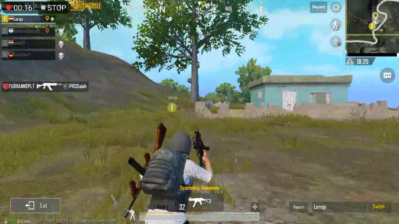 Pubg Mobile Game Using Uwm9 With Scope To Kill Enemies