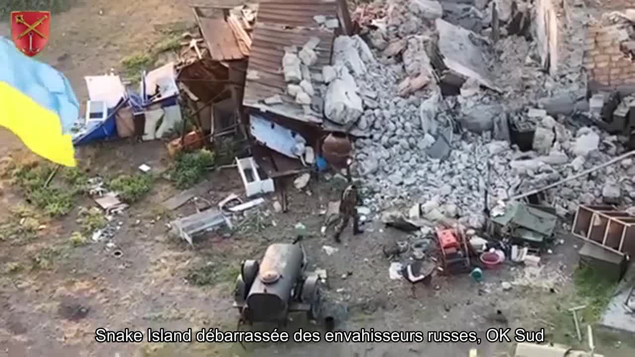 ️️️ Snake Island débarrassée des envahisseurs russes, OK Sud
