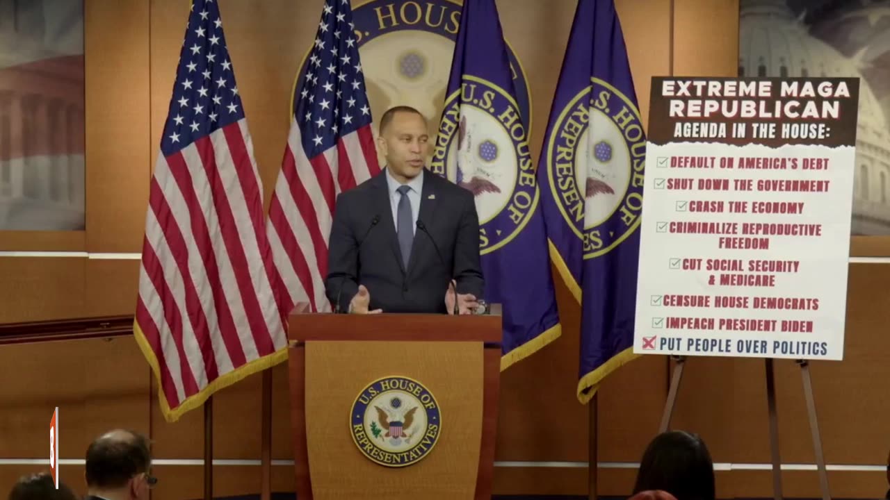 LIVE: Rep. Hakeem Jeffries Holds Weekly Press Briefing...