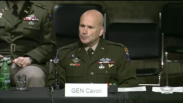 Senate Committee Considers Army Gen. Christopher G. Cavoli to Command Eucom