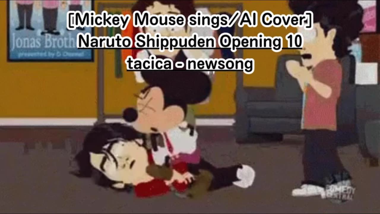 [Mickey Mouse AI Cover] Naruto: Shippuden Opening 10 | tacica - "newsong"