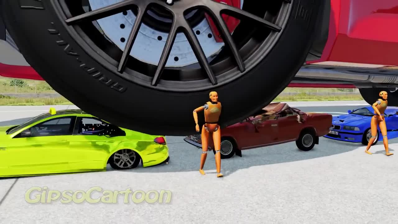 Big Car vs Small Cars #2 ? BeamNG.Drive