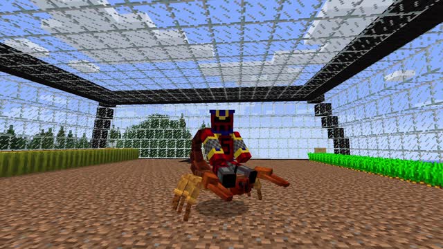 Minecraft: giant scorpion in Minecraft!!!