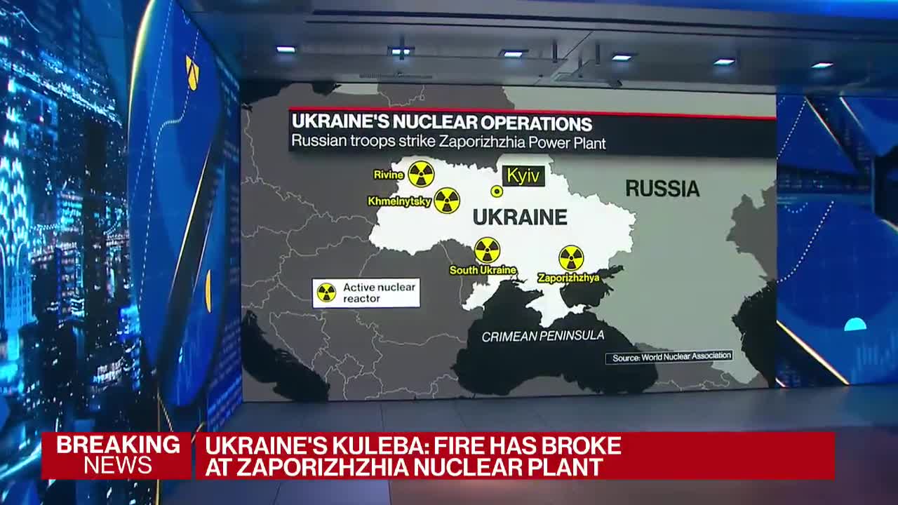 ukraine's nuclear power plant 'zaporizhzhia' under attack by russian troops