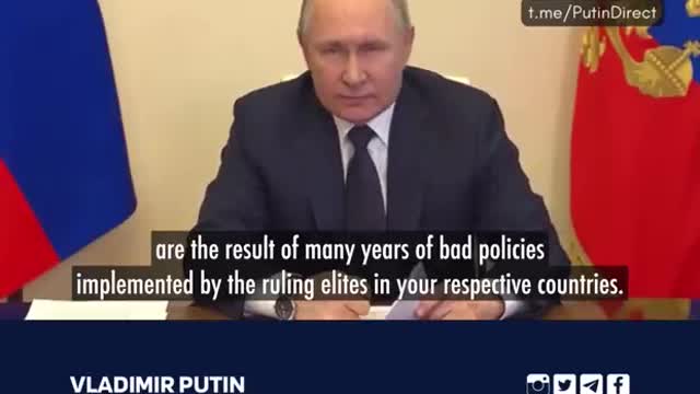 His Excellency Putin Ph.D. Has Urgent Message For All Westerners Enslaved By Their Governments