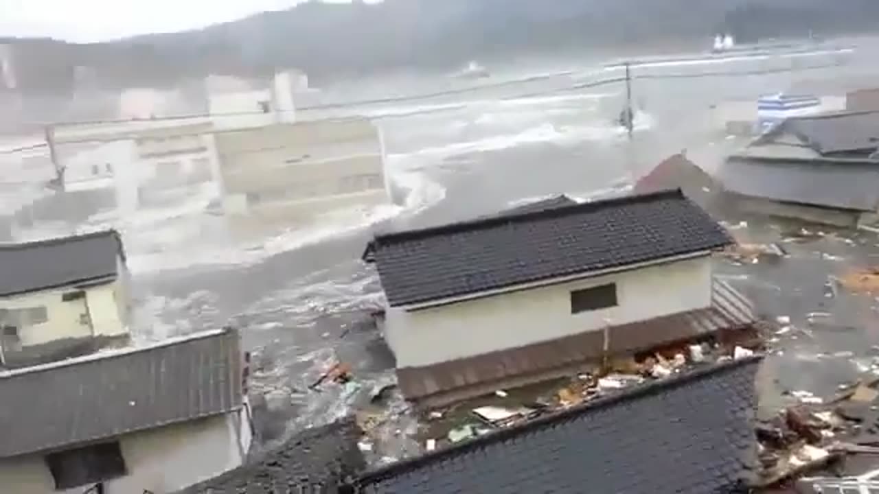 'Power of Tsunami in japan 2011- Unbelievable - Must Watch' - 2011