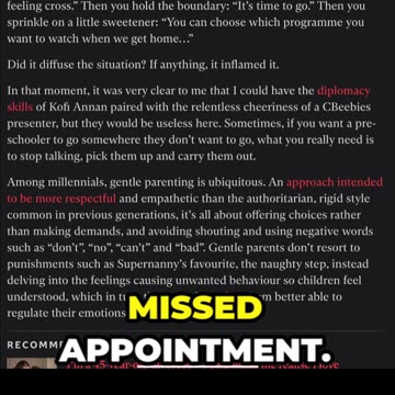 The Problem of Why the Child Won't Make Deals