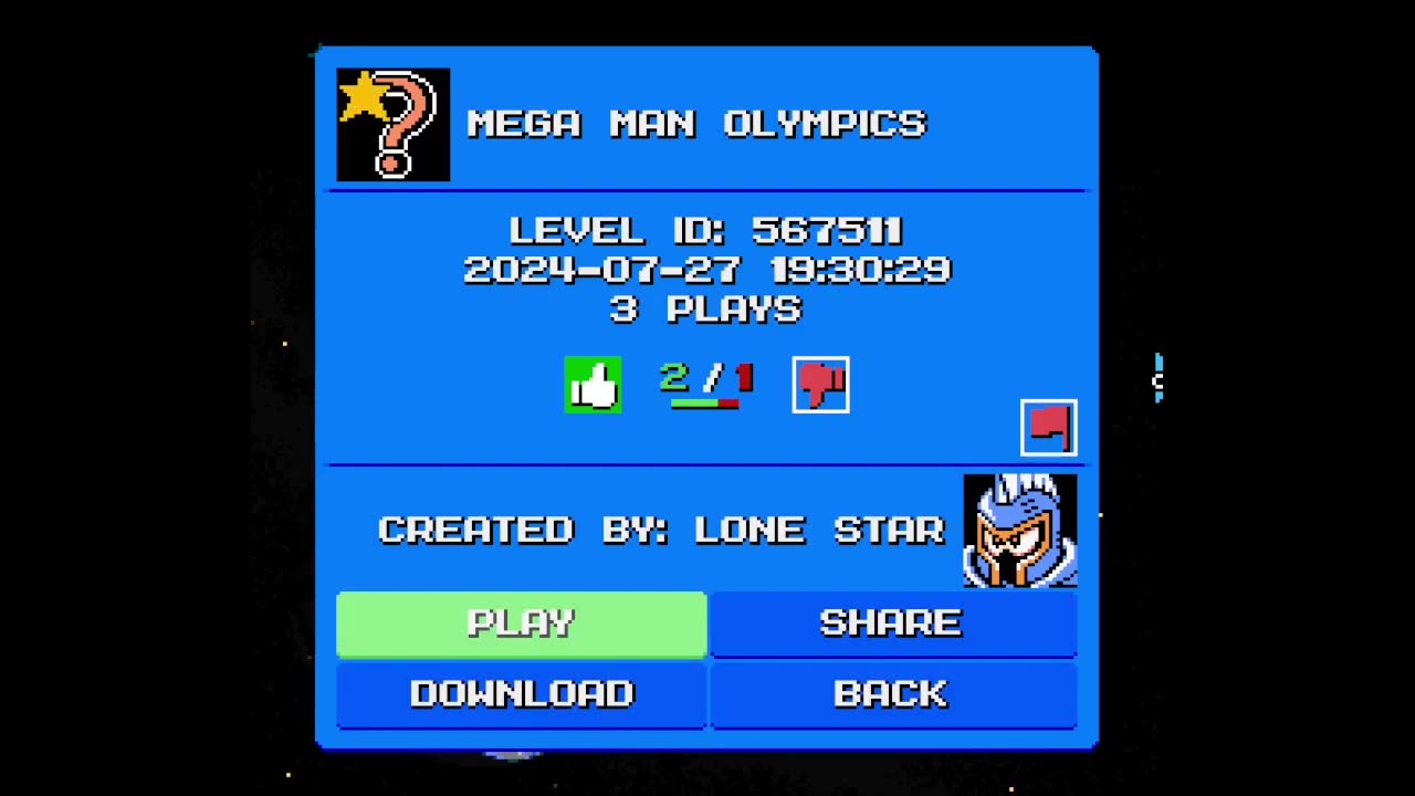 Mega Man Maker Level Highlight: "Mega Man Olympics" by Lone Star