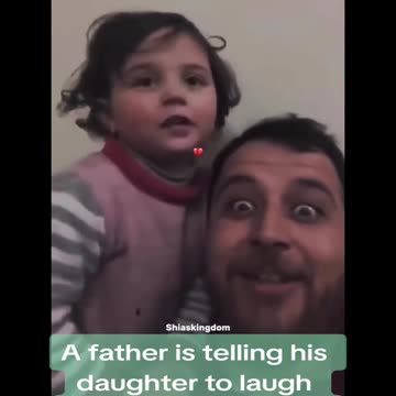 WISE FATHER COACH DAUGHTER TO LAUGH WHEN SHE HEARS AIRSTRIKE