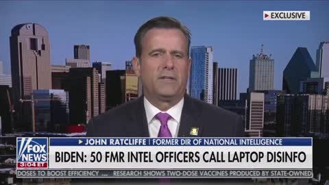 John Ratcliffe: "It was Hunter Biden’s laptop"