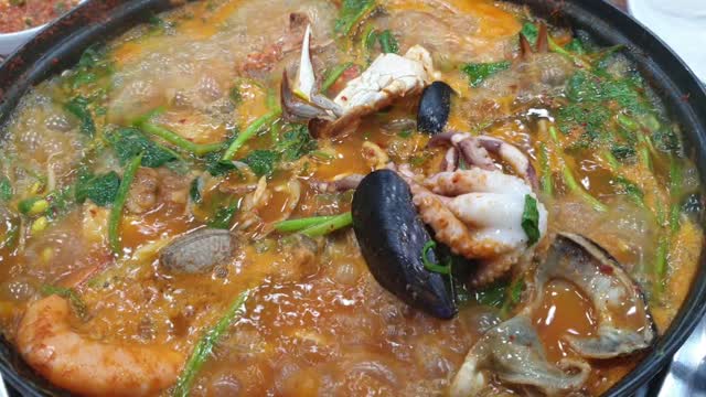 Seafood spicy soup