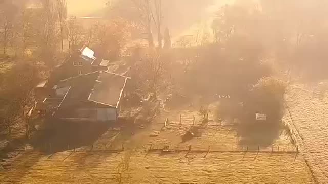 The farm air is fresh in the morning