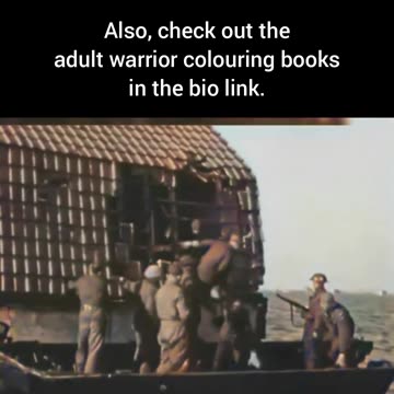 Allied troops' ingenious tacticflooding Walcheren Islandflush out Germans#Colourized footage 🌊🎥