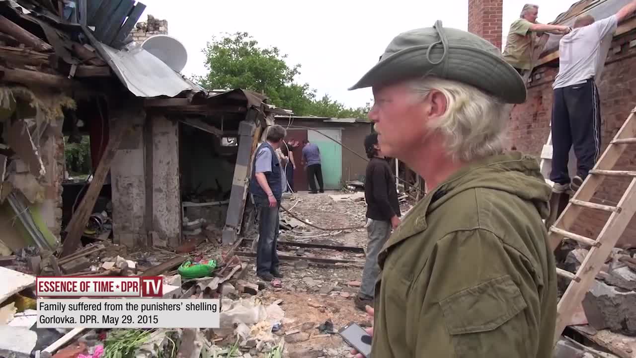 Donbass, Donetsk. Russell Bentely ( Texas ) The break of the peace by Ukrainian army 1 6 2015