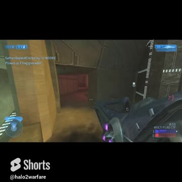 Playing Halo 2 Classic - Extermination on Multi Flag CTF on Colossus #short #shorts #halo #halo2