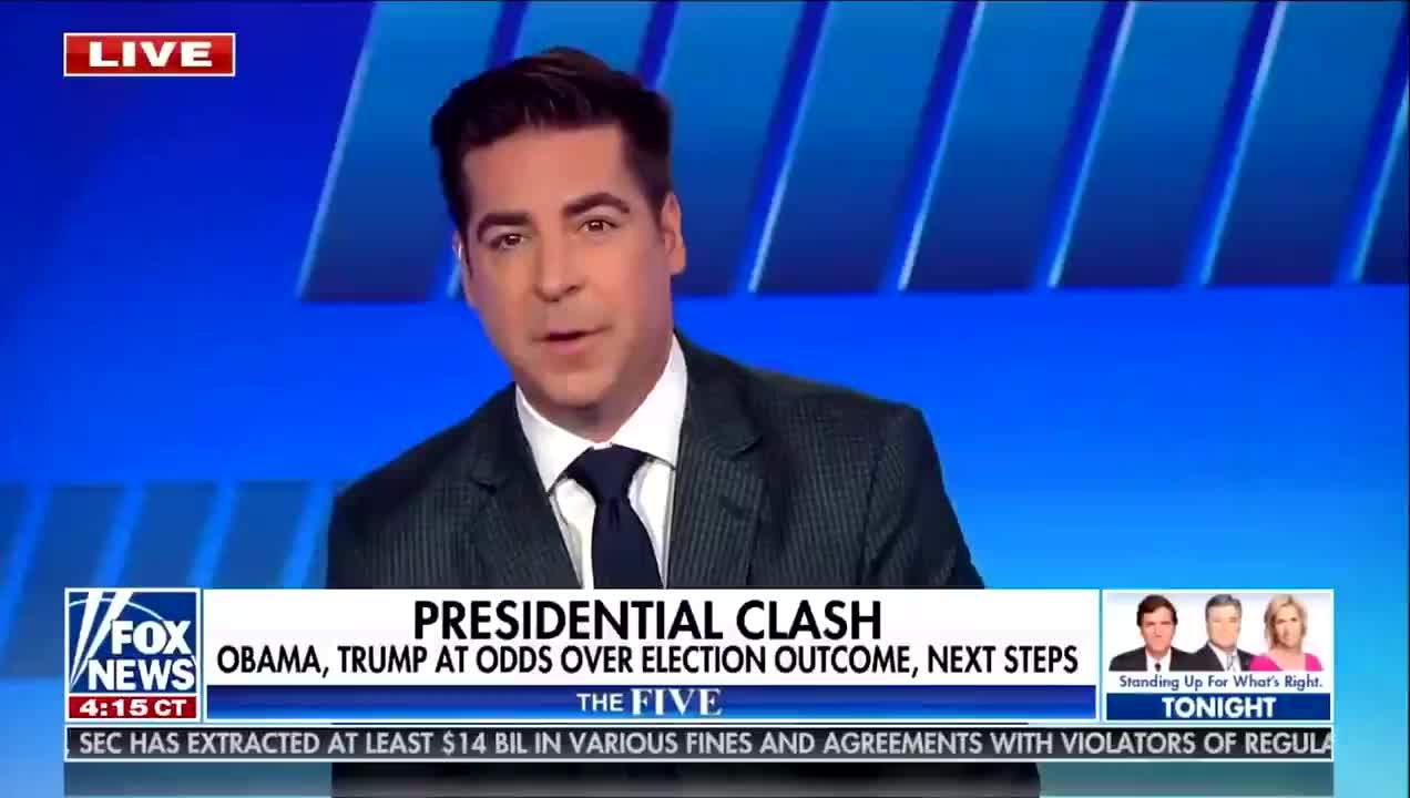 Jesse Watters has quite the anecdote regarding the Election of 2020