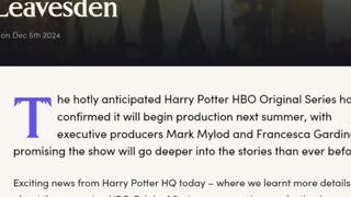 Exciting Updates On The New Harry Potter HBO Series? #harrypotter #max