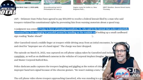 Recap of John Glassford Battle with Delaware Troopers & His 50k Federal Lawsuit 👊💪😎👮‍♂️👮‍♂️