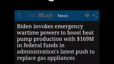 Obiden Govt is coming for your gas furnace