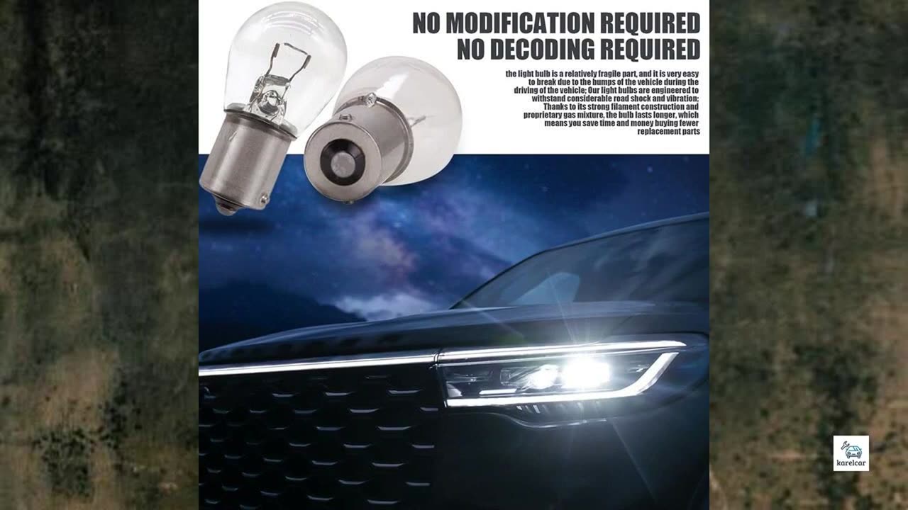 Review - 10 PCS Car Brake Bulb, 1141 12V 21W BA15S Flat Angle Single Light Turn Signal Light