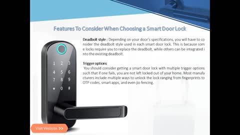 5 Tips on How to Choose the Best Smart Door Lock