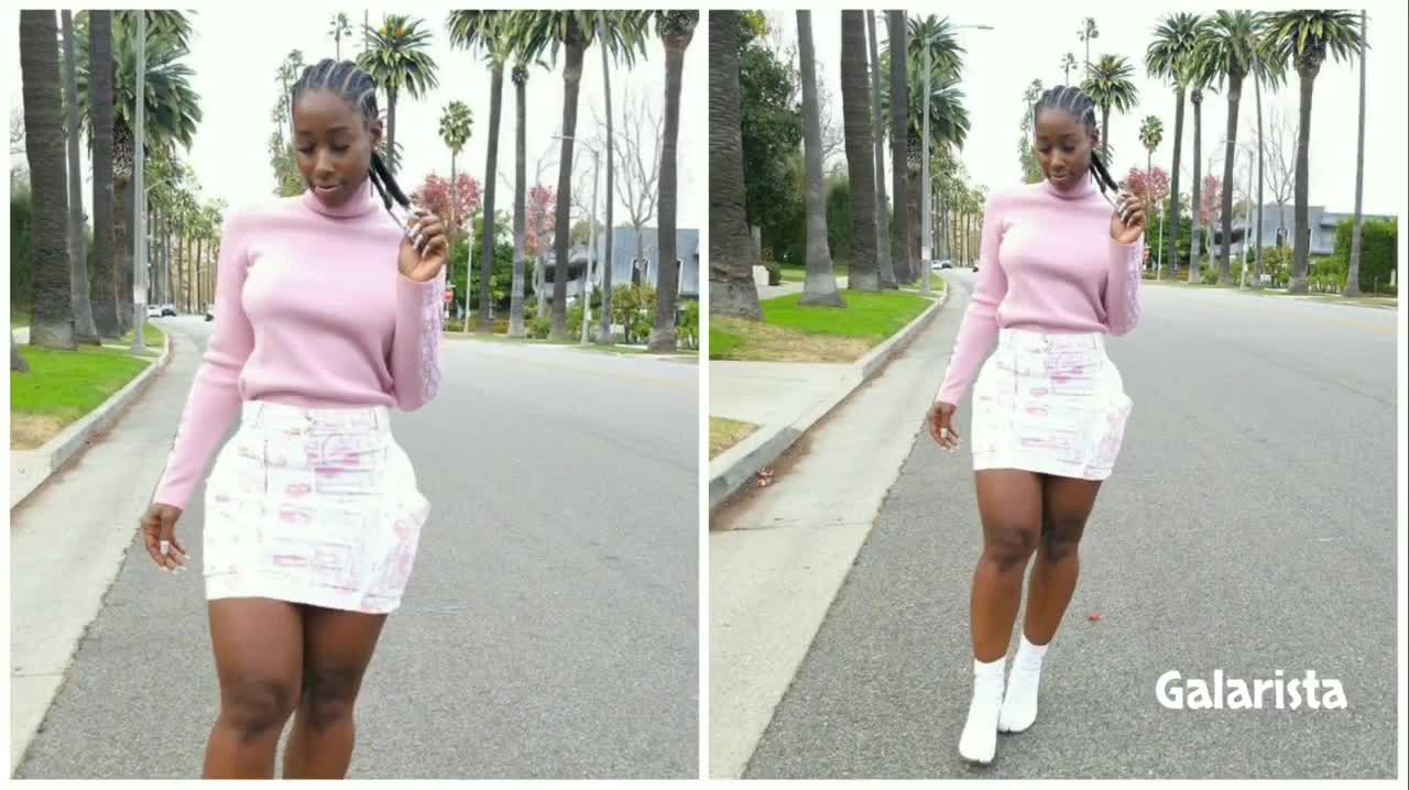 Bria Myles Melanin Sparkle Fashion Model Try Haul Gallery