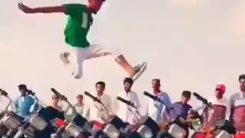 An Insane jump captured on camera.