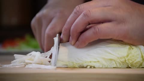 Slice Chinese Cabbage