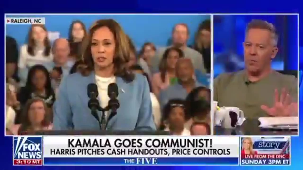 Greg Gutfeld explains a excellent summation of kamala Commie nomics